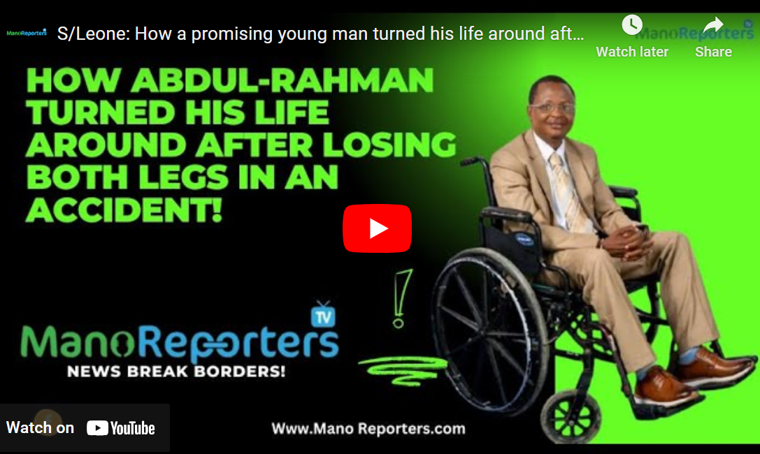 Sierra Leone: How a young man turned his life around after losing both legs in an accident